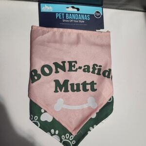 Pet Bandanas in Pink and Green